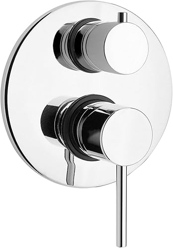 Paini COX Miscelatore Doccia Incasso con Deviatore Rotativo 2 Uscite Cromato - Honorern