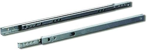 RS01862 Guide per cassetti a Sfera, Acciaio zincato, 27 x 450 mm, 2 unità - Honorern