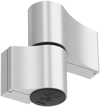 NAJDER Cerniera per porte in alluminio Jocker 160 kg 67 mm, cerniera doppia a 2 ali, cerniera a vite in alluminio estruso resistente, colore: grigio antracite RAL 7016M - Honorern