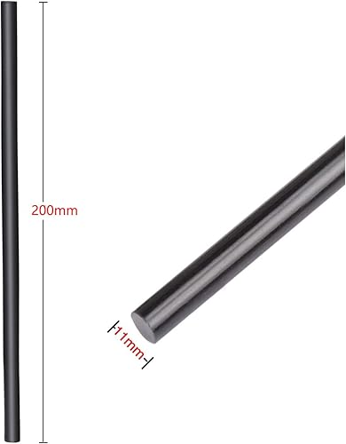 10 COLLA calda colla 11 mm x 200 mm Colle Stick klebep atronen Sticks NERO - Honorern