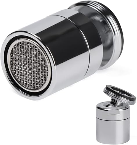 Adattatore per filtro aeratore girevole a 360 gradi per lavello da cucina, adattatore ugello per rubinetto, parte di ricambio (maschio 16 mm) - Honorern