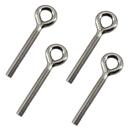 Bullone a occhiello M5 in acciaio inossidabile con gambo lungo filettato Rod Ringbolt ad anello chiuso - Honorern