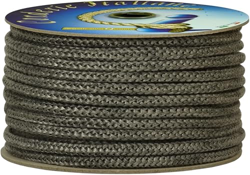 Corderie Italiane 006026358 Treccia in Fibra Vetro Grigia, 12 mm-10 mt - Honorern