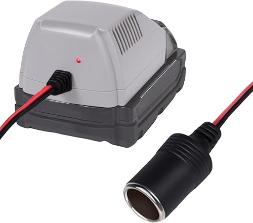 Adattatore TONSIM per batteria 18V Milwaukee - Convertitore Step-Down con interfaccia accendisigari - Compatibile con tutte le batterie 18V Milwaukee - Adattatore per utensili 12V e apparecchi auto - Honorern