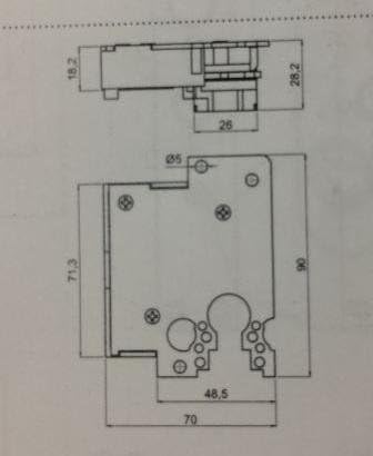CUORE DI RICAMBIO A CILINDRO EUROPEO SECURTINA DX DESTRO, 4 MANDATE CORSA 40 mm PER SERRATURE SERIE 25, BLOCCO DEL CILINDRO IN CASO DI ESTRAZIONE FORZATA - Honorern