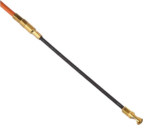 Electraline 61057 Sonda Tiracavi in Acciaio, 14 m, Diametro 4 mm, Arancione, Arancione - Honorern