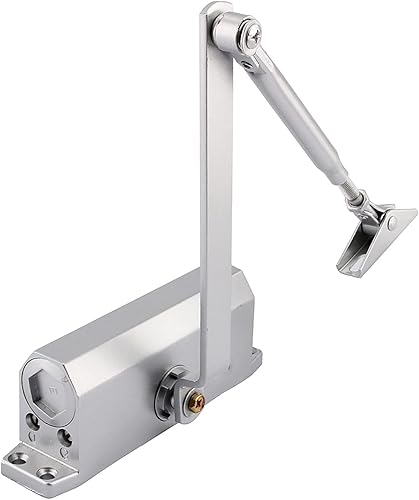 Chiudiporta Automatico Idraulico Regolabile, Chiudiporta a molla per porta con chiusura automatica per uso commerciale/residenziale 600-1200mm 45-65 kg - Honorern