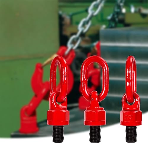 Vite ad occhiello rotante a 360 gradi M16*20, golfare per carichi pesanti M16, golfare meccanico con filettatura esterna, utilizzato in progetti portuali, energetici, in acciaio, di costruzione navale - Honorern