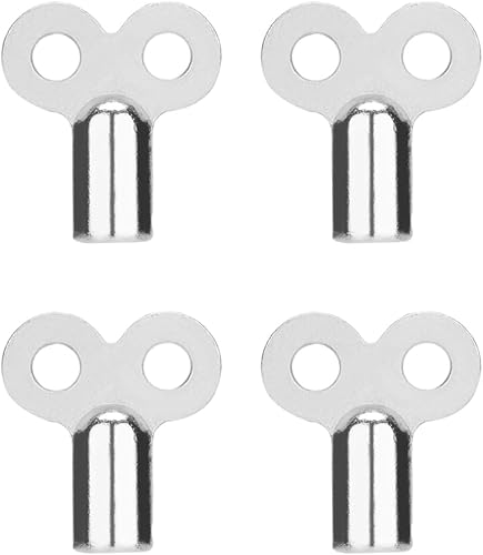 XKSOCT 4 Pezzi Chiave Sfiato Termosifone,Chiave di Sfiato per Termosifoni,Sfiato da 5 mm,Ridurre Il Rumore e Mmigliorare l'efficienza del Riscaldamento - Honorern