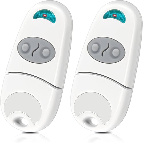 Telecomando Cancello, Telecomando Porta Garage, 3 Pezzi Telecomando per Cancelli 433,92 MHz, Compatibile con 433MHz Telecomando C@me EV, NA, EE, 2 Canali - Bianco - Honorern