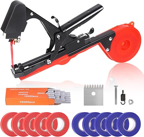 Legatrice per Piante Pomodori, 45mm Legatrice per Piante, Legatrice per Vigneto, UVA e orto SW-8107 - Honorern