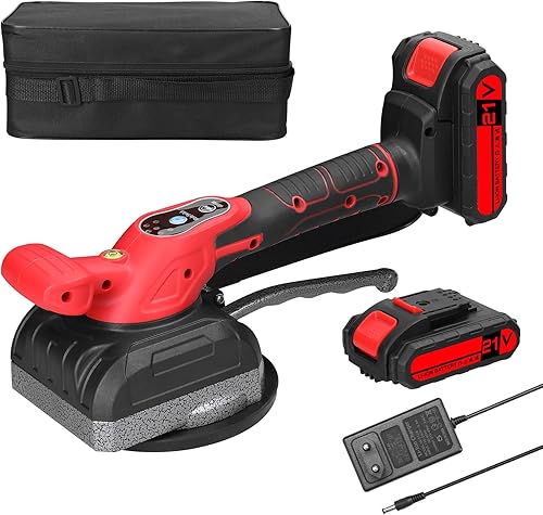 Vibratore per Piastrelle Hancaner Piastrellatrice per piastrelle da 21 V Elevata capacità di carico Piastrelle per pavimenti da parete Posa di utensili vibranti - Honorern