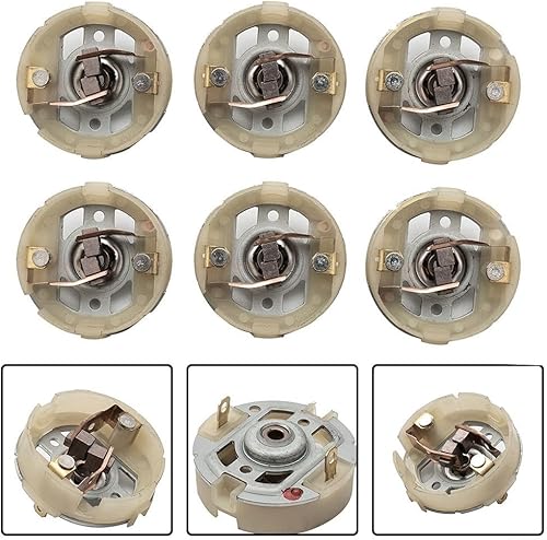 Confezione da 6 porta spazzole in carbonio per motore RS550, per trapano elettrico, - Honorern