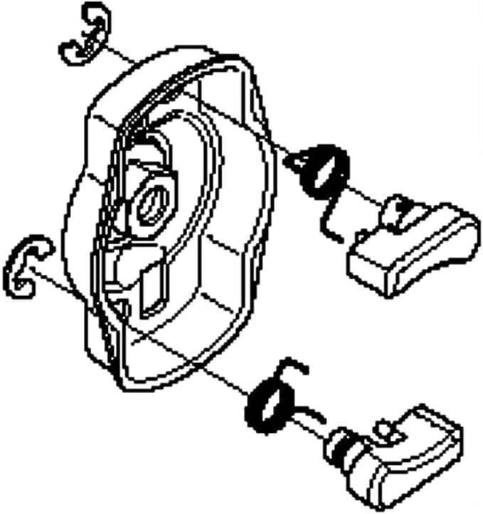 Husqvarna 503873305 Linea Trimmer Recoil Starter Pawl Genuine Original Equipment Manufacturer (Oem) Part - Honorern