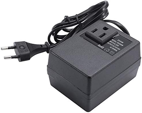 Trasformatore Convertitore di Tensione Da Trasformatore Da 110 V Convertitore di Tensione Da Viaggio Convertitore di Corrente Spina UE (Utilizzato solo da apparecchi elettrici entro 70 W) - Honorern