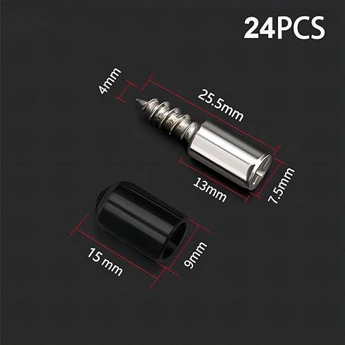 Qrity 12 Pezzi Perni per Mensole, Ø7mm Supporti dello Scaffale con Copertura Antiscivolo, Pinze Integrate per Scaffali, Supporti per Scaffali, per Librerie, Armadietti, Mobile per Scarpe - Honorern