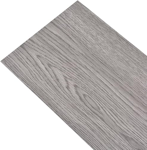 vidaXL Listoni Pavimentazione Autoadesivi PVC 5,02m² 2mm Grigio Scuro Listelli - Honorern