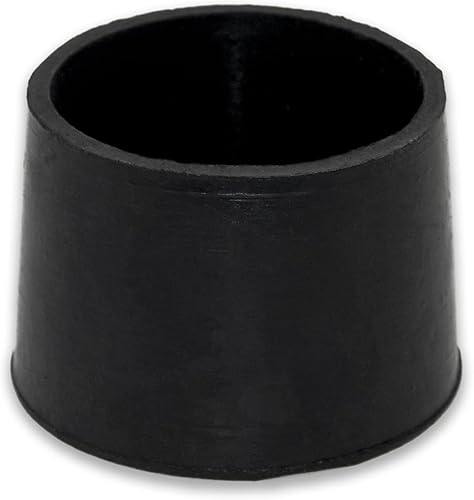 Flyshop - Tappi in gomma per gambe di sedie, protezione per pavimenti, mobili, tavoli, per gambe rotonde, 16 pezzi, nero, 16 mm, 1,6 cm, 5/8 Pollici - Honorern