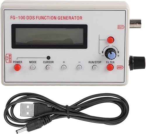 Generatore di Funzioni DDS, FG‑100 Modulo Sorgente Segnale 1Hz‑500KHz Generatore di Segnale - Honorern