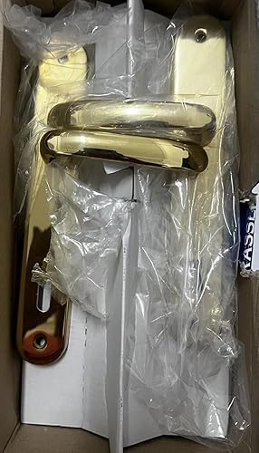 COTTALI MANIGLIA OTTONE PORTA INTERNA MOD. PARO PLACCA OLV - Honorern