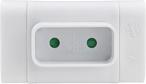 714780 - Presa tripla a 2 poli da 6 A, colore: bianco - Honorern