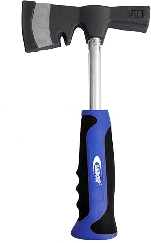 Martello per Gessatore 600g – Testa in Acciaio Forgiato Temprato – Manico Bicomponente in Acciaio e Plastica – Accetta Professionale - Honorern