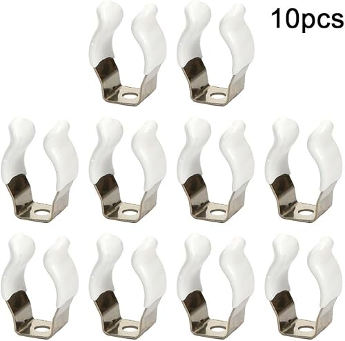 10 clip per attrezzi in acciaio a molla, di tipo aperto, resistenti, per l'organizzazione del garage (12 mm) - Honorern