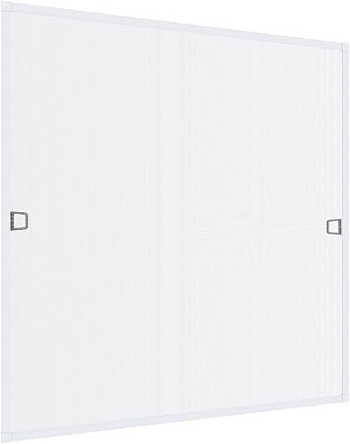 Windhager Zanzariera con Telaio in Alluminio per finestre, 100 x 120 cm, Antracite - Honorern