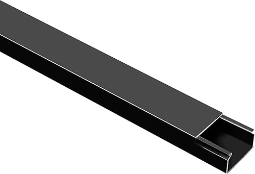 Canalina passacavi autoadesiva da 20 m, con nastro adesivo in schiuma, pronta per il montaggio, Bianco - Honorern