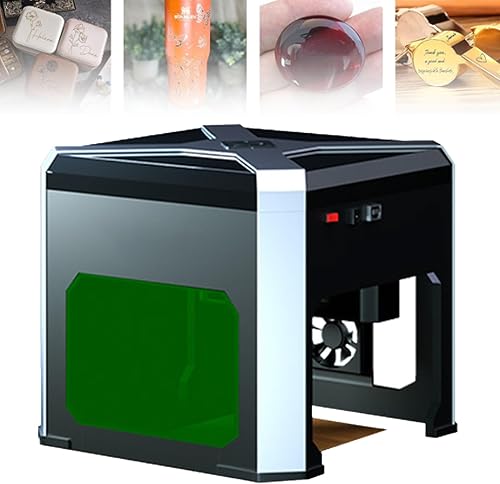Incisore laser 2 in 1, incisore laser portatile in fibra per incisione di metallo, legno, pelle, plastica, acrilico, gioielli, macchina da taglio da tavolo, fibra Ultra HD, precisione 0,05 mm - Honorern