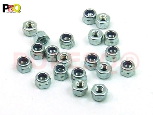 20 Pz. /ps x M4 Dado/Nut Autobloccante Self-locking Acciaio Inossidabile/Stainless Steel INOX #A2017 - Honorern