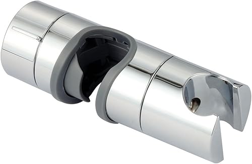 Supporto regolabile per soffione doccia per barra scorrevole morsetto di ricambio per bagno, supporto universale per testa guida guida 18-25 mm (A) - Honorern