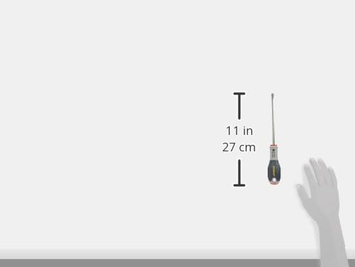 STANLEY FMHT0-62646 Cacciavite, Acciaio Inossidabile, 100 mm x 1, Lama Pozidriv - Honorern