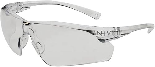 MECCANOCAR Occhiali Professionali Protettivi di Sicurezza UNIVET Lenti Trasparenti o Oscurati Ultraleggeri in Policarbonato Antigraffio Antiappannamento Naselli in Gomma (EN 166-EN 170) - Honorern