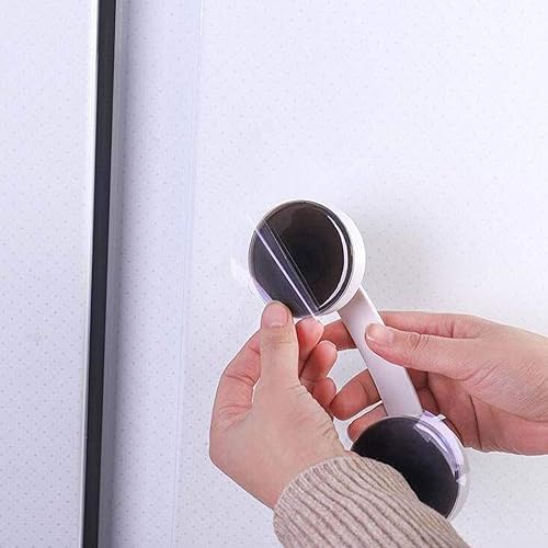 Maniglie per porte e finestre in vetro di grandi dimensioni, porte scorrevoli per bagni, armadi, armadi, ventose, maniglie antitraccia, maniglie assorbenti non porose - Honorern