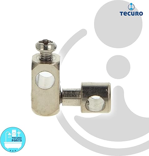 Tecuro, raccordo doppio per il montaggio dello scarico, in ottone cromato - Honorern