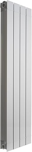 Fondital 83CAM01404 Radiatore in alluminio estruso Garda S/90, 1200 mm, 4 elementi, bianco - Honorern