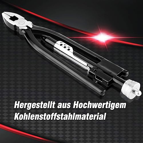 Pinza a spirale metallica, 228 mm, con 18/20 gauge in acciaio zincato, per filo di sicurezza - Honorern