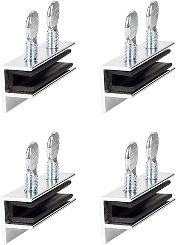 4 Pezzi Serrature per Finestre Scorrevoli Antifurto - Serratura scorrevole, serratura per finestra regolabile, scorrimento verticale e orizzontale, per patio, camera da letto, casa e ufficio - Honorern