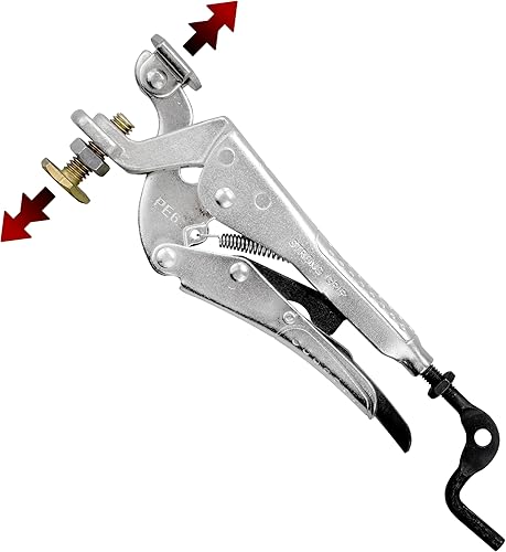 Strong Hand Tools, Pinza Expand-O, 16,5 cm, pinza di serraggio ad azione inversa, pressione di serraggio: 227 kg, min: 25 mm, max 45 mm, PE6 - Honorern