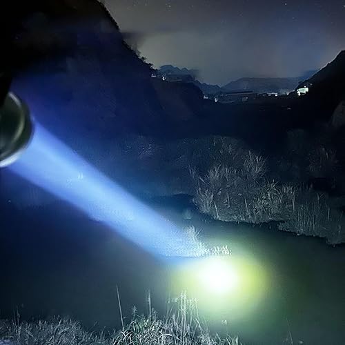 Luce di lavoro a LED, luce flash ricaricabile a energia solare con LED Work Light - Work Light - Portable Solar Powered with 3 Modes, Bright, Waterproof Survival Flashlight - Honorern