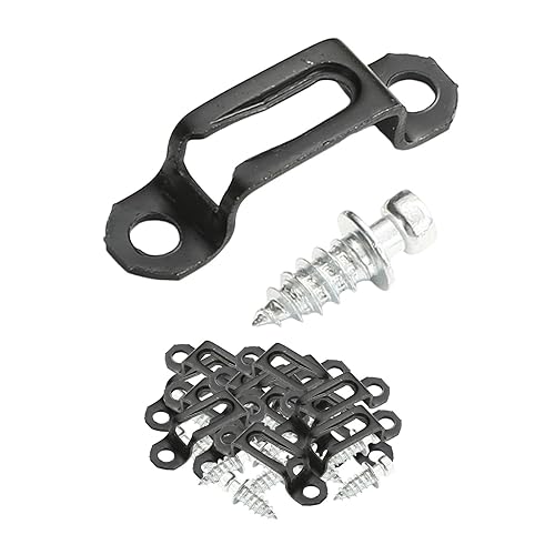 100 Pezzi Connettore Invisibile Viti di Fissaggio 2 in 1 Connettori Nascosti Assemblaggio di Cerniere per Mobili Accessori Hardware per Mobili, D'argento, Piena - Honorern