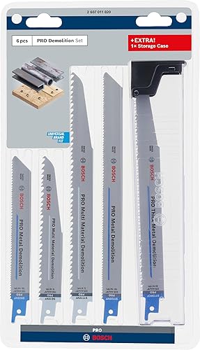 Bosch Professional, 16 pezzi set di lame per seghe universali Heavy (per legno e metallo, accessori per sega universali) - Honorern