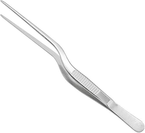 Pinzette Pinzette mediche Professionali in Acciaio Inossidabile Pinzette per Piegare Le Orecchie per la Pulizia e la Cura dell'orecchio Pinzette piegate - Honorern