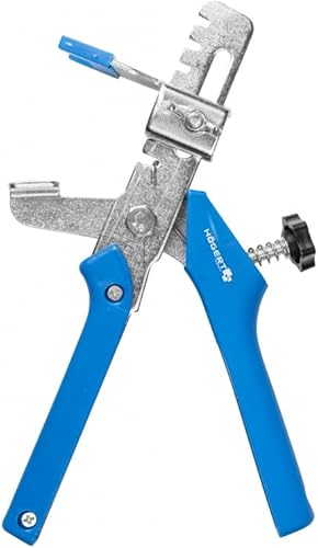 HÖGERT TECHNIK Morsetti di livellamento, cunei e pinze per piastrelle da 1,5 mm, 201 pezzi - Set di attrezzi robusti per una posa precisa durante la costruzione, il montaggio e la ristrutturazione - Honorern