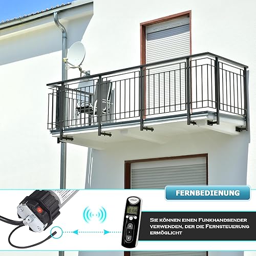 Motore radio per tapparelle - TDEF 30 Nm/13 giri (SW60 mm/forza di trazione 62 kg) - Honorern