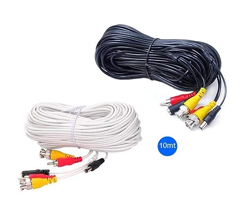 CAVO 10 MT PER TELECAMERE ALIMENTAZIONE PROLUNGA TELECAMERA VIDEOSORVEGLIANZA - Honorern