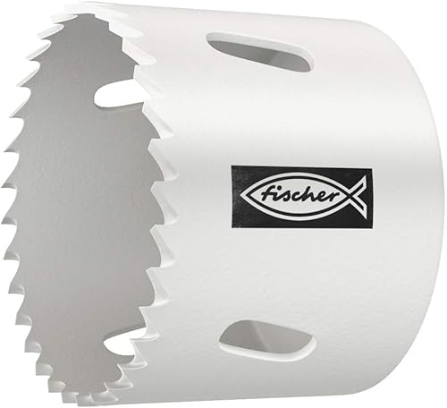 Fischer Fresa a tazza FM 60 K, fresa al cobalto bi materiale, per metallo, Acciaio inossidabile A2/A4, 60 mm diametro,532032 - Honorern