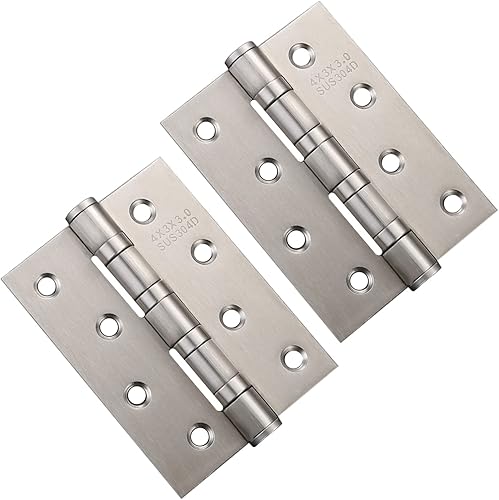 4 Confezioni Porta Cerniere, 100mm Cuscinetto A Sfera Cardini per Porta in Acciaio Inox Cerniere, Bronzo Antico - Honorern