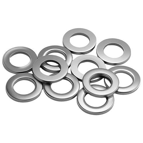 Rondella M16 larga, M16 x 50 mm, 11 rondelle di inserimento in acciaio inox A2 V2A 304, rondelle carrozzeria viti, dadi, asta filettata rondella metallica - Honorern